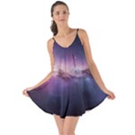 Cosmic Dreamscape Print (ai) Black Backgrond Love the Sun Cover Up