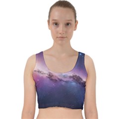 Velvet Racer Back Crop Top 