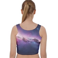 Velvet Racer Back Crop Top 