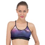 Cosmic Dreamscape Print (ai) Black Backgrond Basic Training Sports Bra