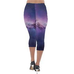 Lightweight Velour Capri Leggings  