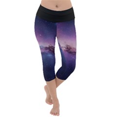 Lightweight Velour Capri Yoga Leggings 