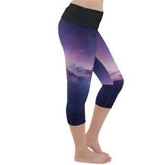 Lightweight Velour Capri Yoga Leggings 