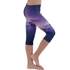 Kids  Lightweight Velour Capri Leggings  