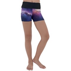 Kids  Lightweight Velour Yoga Shorts 