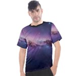 Cosmic Dreamscape Print (ai) Black Backgrond Men s Sport Top