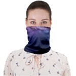 Cosmic Dreamscape Print (ai) Black Backgrond Face Covering Bandana (Adult)