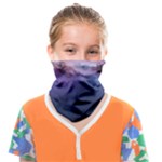 Cosmic Dreamscape Print (ai) Black Backgrond Face Covering Bandana (Kids)