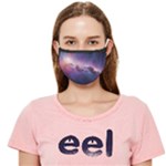 Cosmic Dreamscape Print (ai) Black Backgrond Cloth Face Mask (Adult)