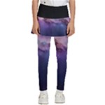 Cosmic Dreamscape Print (ai) Black Backgrond Kids  Skirted Pants