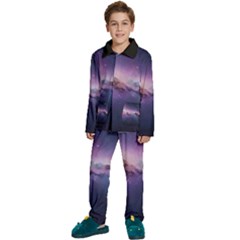 Kids  Long Sleeve Velvet Pajamas Set 