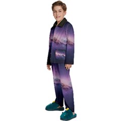 Kids  Long Sleeve Velvet Pajamas Set 