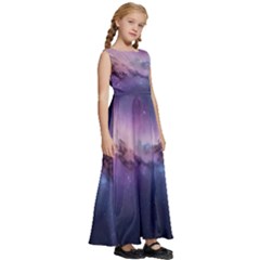 Kids  Satin Sleeveless Maxi Dress 