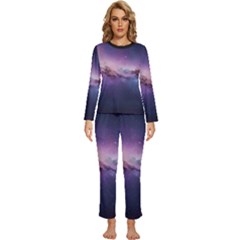 Womens  Long Sleeve Lightweight Pajamas Set 