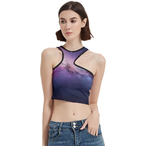 Cosmic Dreamscape Print (ai) Black Backgrond Cut Out Top from ArtsNow.com