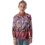 Marbling Blend  Kids  Long Sleeve Shirt