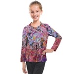 Marbling Blend  Kids  Long Mesh T-Shirt