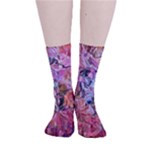 Marbling Blend  Smooth Crew Length Tube Socks