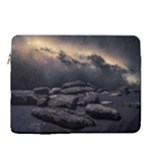 Stellar Dreamscape (AI&Human) 15  Vertical Laptop Sleeve Case With Pocket