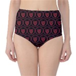 Dark Dominion Print Classic High-Waist Bikini Bottoms