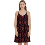 Dark Dominion Print Mini Camis Dress With Pockets