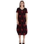 Dark Dominion Print T-Shirt Midi Dress With Pockets