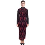 Dark Dominion Print Turtleneck Maxi Dress