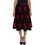 Dark Dominion Print Perfect Length Midi Skirt