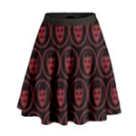 Dark Dominion Print High Waist Skirt