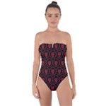 Dark Dominion Print Tie Back One Piece Swimsuit