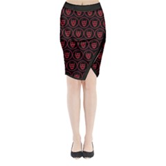 Dark Dominion Print Midi Wrap Pencil Skirt from ArtsNow.com