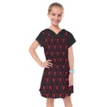 Dark Dominion Print Kids  Drop Waist Dress