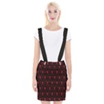 Dark Dominion Print Braces Suspender Skirt