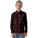 Dark Dominion Print Kids  Long Sleeve Shirt