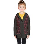 Dark Dominion Print Kids  Double Breasted Button Coat