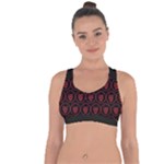 Dark Dominion Print Cross String Back Sports Bra