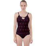 Dark Dominion Print Cut Out Top Tankini Set