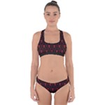 Dark Dominion Print Cross Back Hipster Bikini Set