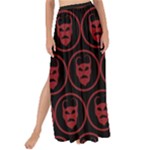 Dark Dominion Print Maxi Chiffon Tie-Up Sarong