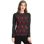 Dark Dominion Print Women s Long Sleeve Rash Guard