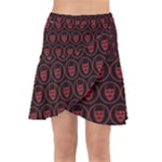 Dark Dominion Print Wrap Front Skirt