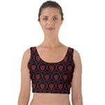 Dark Dominion Print Velvet Crop Top