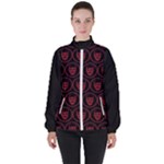 Dark Dominion Print Women s High Neck Windbreaker