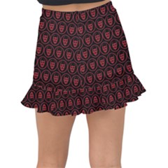 Fishtail Mini Chiffon Skirt 