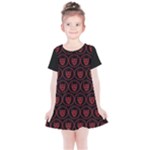 Dark Dominion Print Kids  Simple Cotton Dress