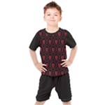 Dark Dominion Print Kids  T-Shirt and Shorts Set