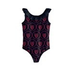 Dark Dominion Print Kids  Frill Swimsuit