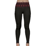 Dark Dominion Print Lightweight Velour Classic Yoga Leggings