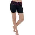 Dark Dominion Print Lightweight Velour Yoga Shorts