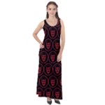 Dark Dominion Print Sleeveless Velour Maxi Dress